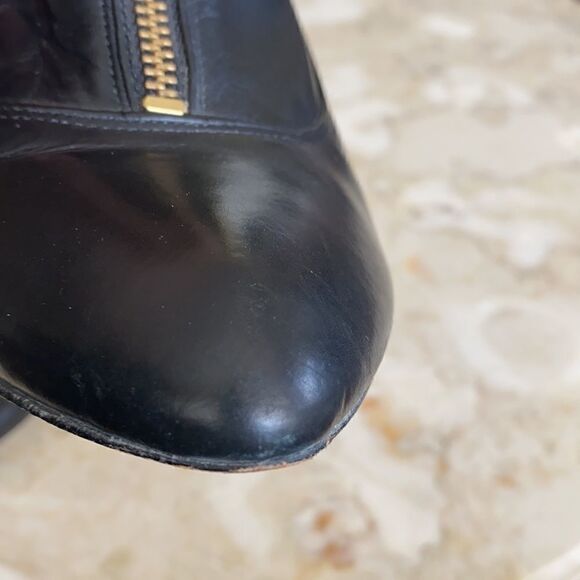 Saks Fifth Avenue Leather Heeled Booties - Picture 12 of 13